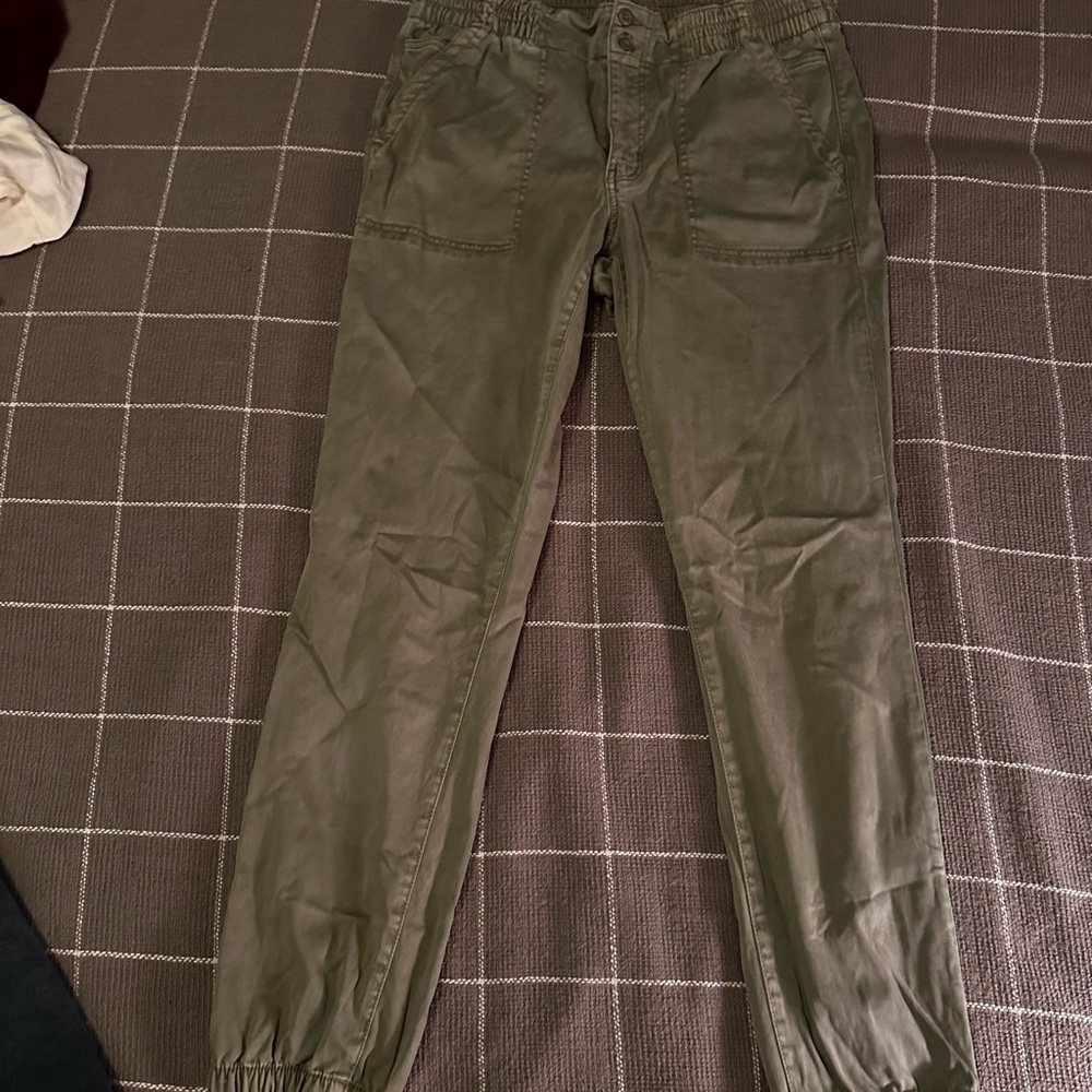 Stretchy American eagle joggers.